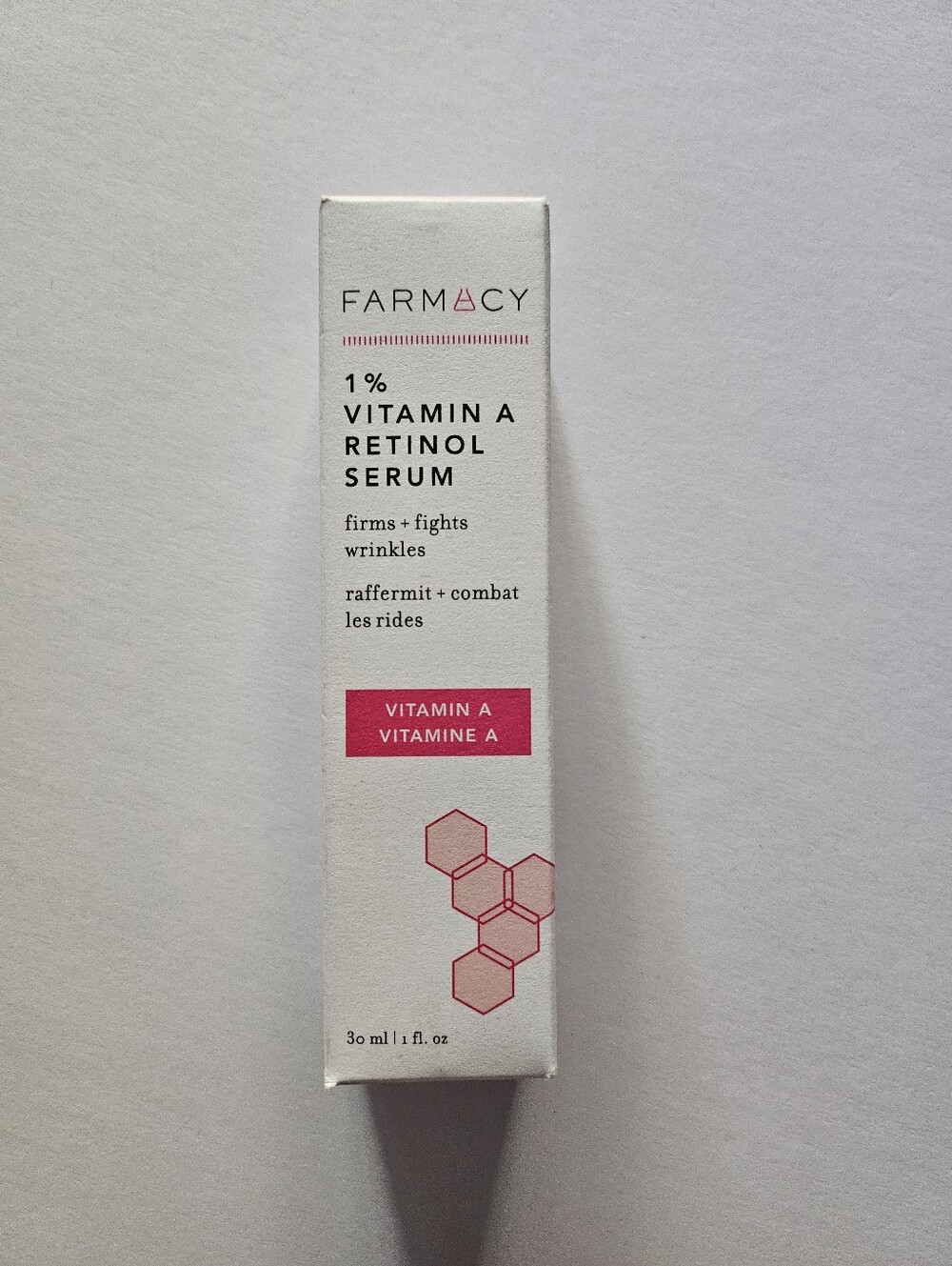 NIB NEW Farmacy 1% Vitamin A Retinol Serum Firms + fights wrinkles 30ml 1 fl oz